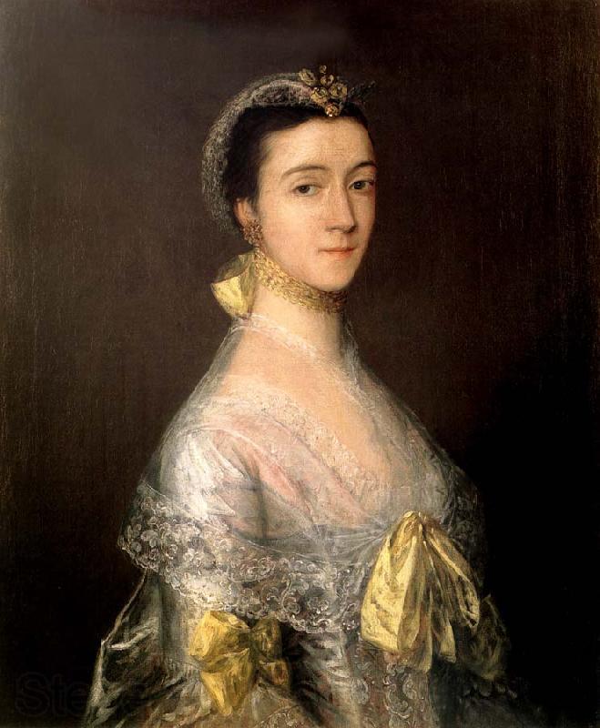 Thomas Gainsborough Portrait of Sarah,Mrs Tobias Rustat France oil painting art